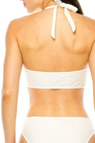 Two Piece Criss Cross Bow Tied Bikini - VacationGrabs