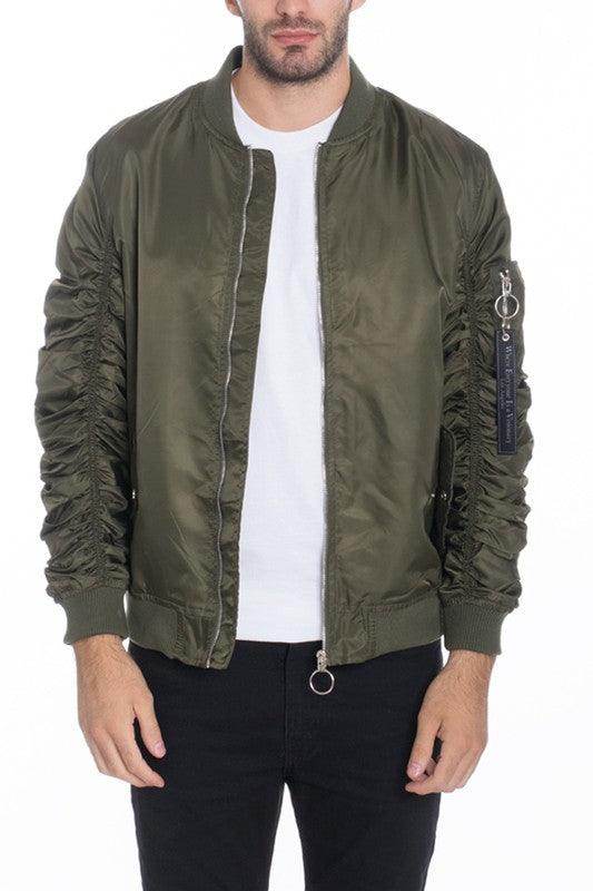 Mens Lined Bomber Jackets - VacationGrabs