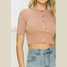 Women's Touch of Sweetness Cropped Cardigans - VacationGrabs