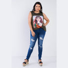 Plus Size Shady Girl Graphic Top - VacationGrabs