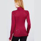 Womens Fitted Workout Track Jacket - VacationGrabs