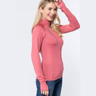 Womens Fitted Workout Track Jacket - VacationGrabs