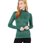 Womens Fitted Workout Track Jacket - VacationGrabs