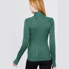 Womens Fitted Workout Track Jacket - VacationGrabs