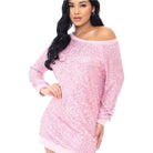 Sequin Wide Neck Boxy Mini Dress - VacationGrabs