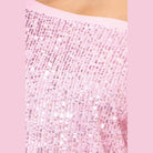 Sequin Wide Neck Boxy Mini Dress - VacationGrabs