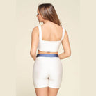 Two Piece Top And Biker Shorts Set - VacationGrabs