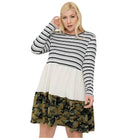 Tiered Color Block Dress - VacationGrabs
