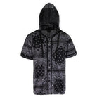 Hooded Bandana Baseball Jersey Shirts - VacationGrabs
