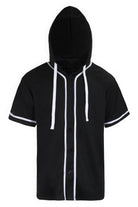 Men's Hooded Baseball Jersey - VacationGrabs
