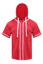 Men's Hooded Baseball Jersey - VacationGrabs