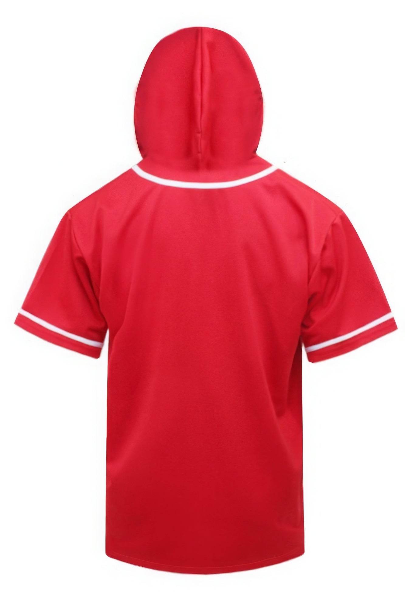 Men's Hooded Baseball Jersey - VacationGrabs
