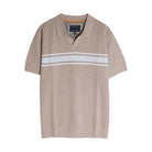 Retro Stripe Polo Sweater - VacationGrabs