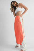 Two Toned Wide Leg Pants - VacationGrabs