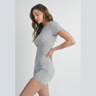 Solid Color Bodycon Jumpsuit - VacationGrabs