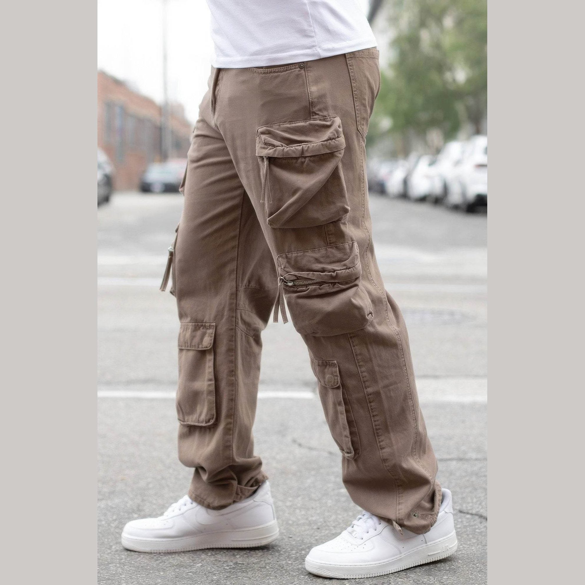 Baggy Fit Cargo Pants - VacationGrabs