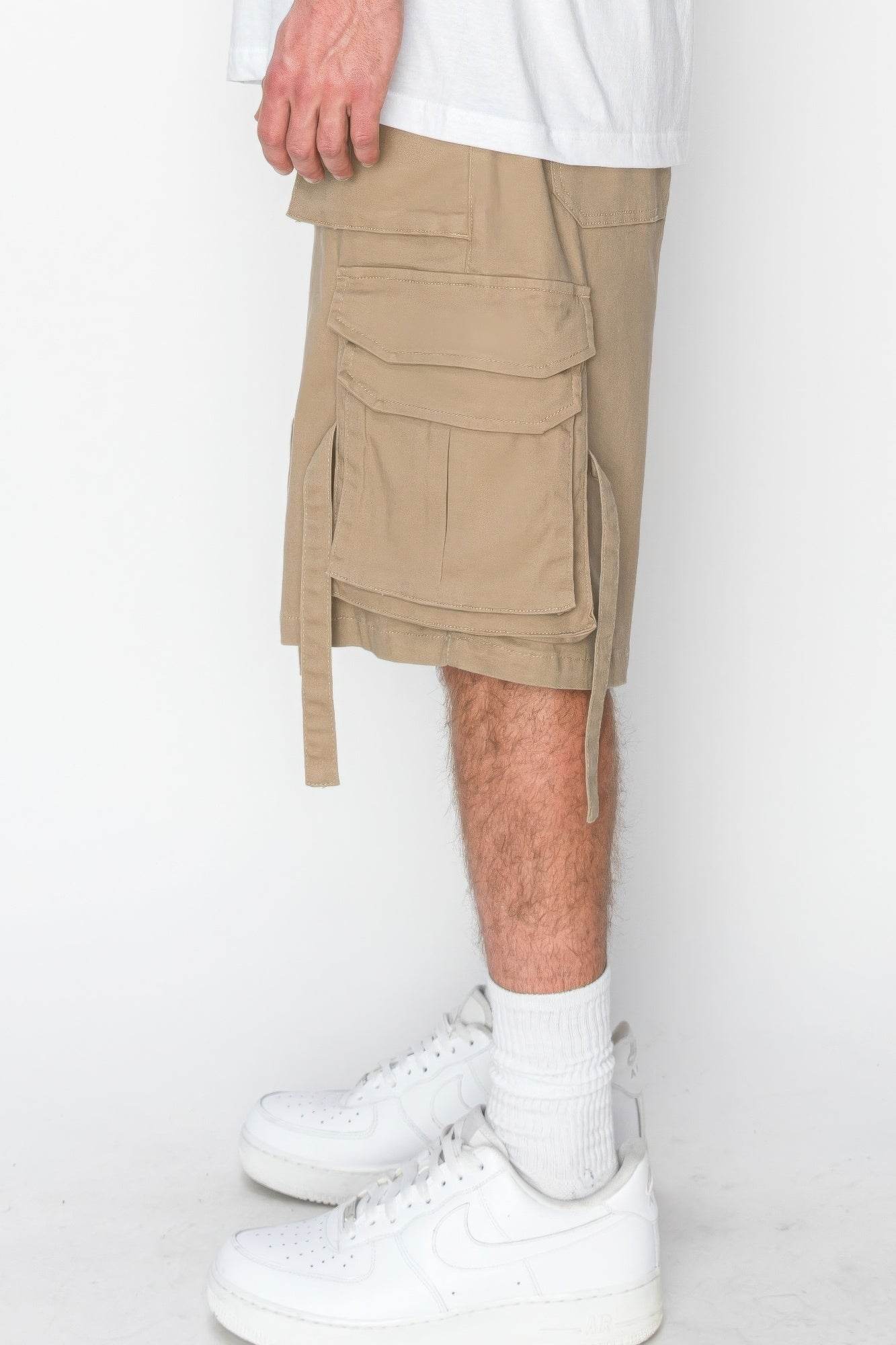 Twill Uility Jogger Shorts - VacationGrabs