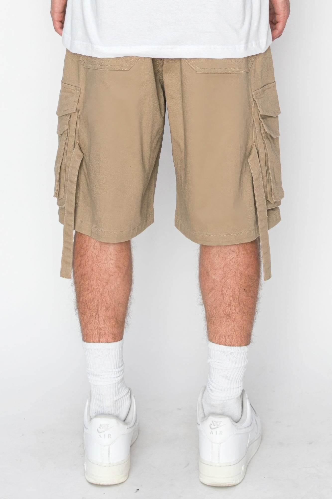 Twill Uility Jogger Shorts - VacationGrabs