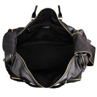 60cm High Capacity Genuine Leather Travel Duffle for Men Weekend Bag - VacationGrabs