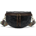 Boho Style Leather Waist Bag for Women Crossbody Chest Bag - VacationGrabs