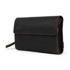 Top Grade Men's Genuine Leather Day Clutch | Crazy Horse Wallet - VacationGrabs