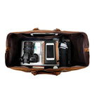 High-End Genuine Leather Travel Duffel Bags for Men Large Size - VacationGrabs