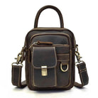 Genuine Leather Shoulder Waist Bag – Anti-Theft Crossbody Phone - VacationGrabs