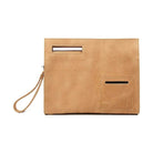 High Grade Large Leather Clutch Bag with Shoulder Strap for Men - VacationGrabs