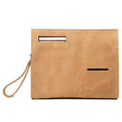 High Grade Large Leather Clutch Bag with Shoulder Strap for Men - VacationGrabs