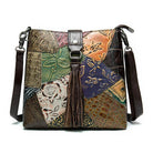 Ethnic Style Genuine Leather Shoulder Bag for Women Crossbody - VacationGrabs