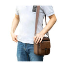 Mini Leather Crossbody Shoulder Bag for Outdoor Phone Pouch - VacationGrabs