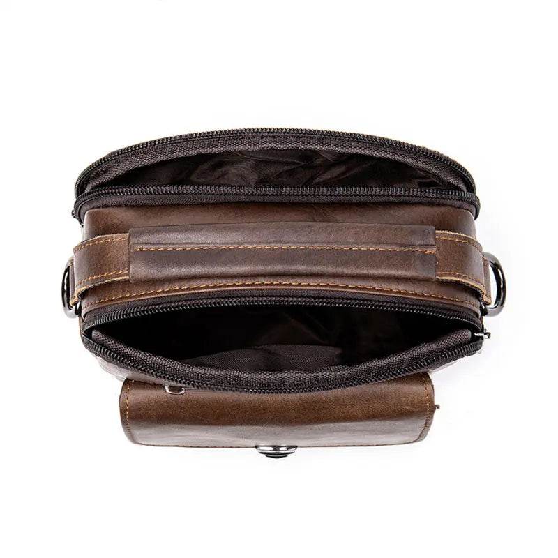 Mini Leather Crossbody Shoulder Bag for Outdoor Phone Pouch - VacationGrabs