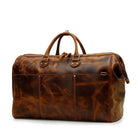 High-End Genuine Leather Travel Duffel Bags for Men Large Size - VacationGrabs