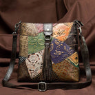 Ethnic Style Genuine Leather Shoulder Bag for Women Crossbody - VacationGrabs