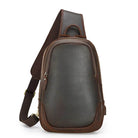 High-Quality Chest Bag USB Men Shoulder Sling Cowhide Leather - VacationGrabs