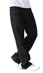 Mens Straight Loose Baggy Jeans Pants - VacationGrabs