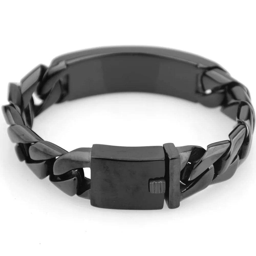 Miami Cut Men's Black Bracelet - VacationGrabs