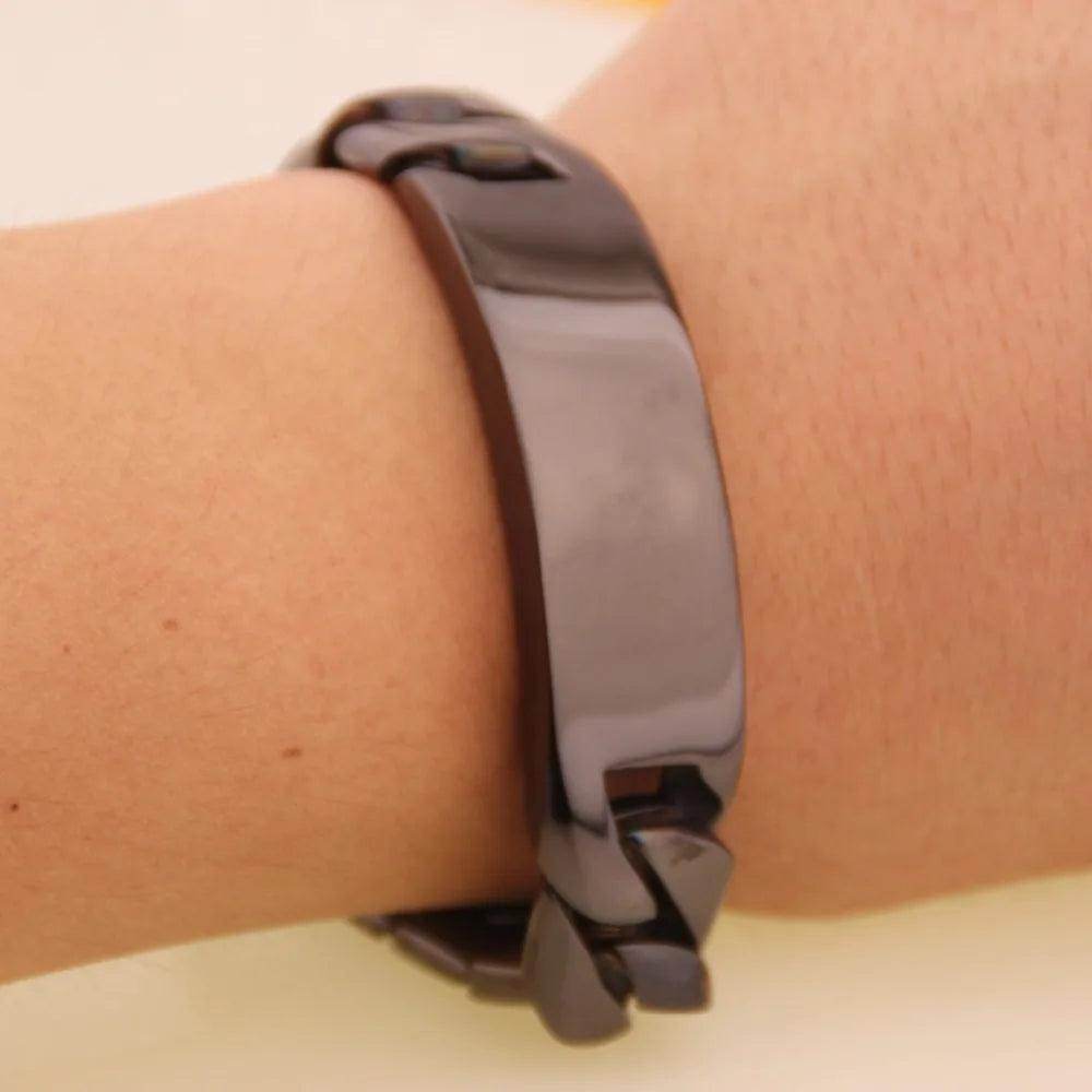 Miami Cut Men's Black Bracelet - VacationGrabs