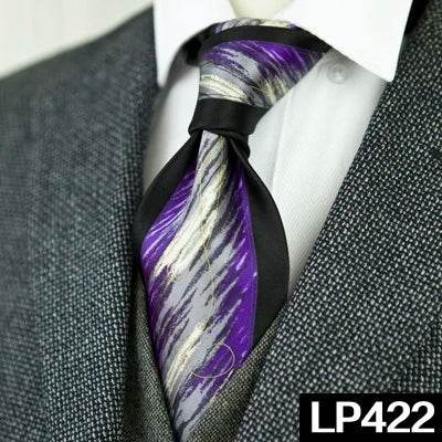 Classic Multicolor Silk Ties: Geometric & Floral Designs - VacationGrabs