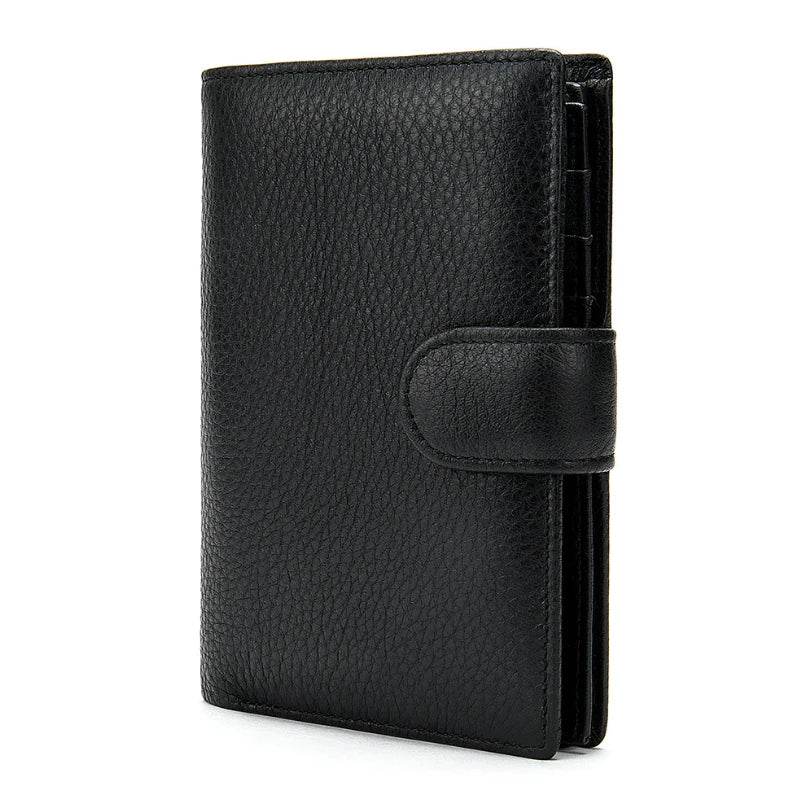 Slim Genuine Leather Wallet for Men Lightweight Business Purse - VacationGrabs