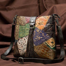 Ethnic Style Genuine Leather Shoulder Bag for Women Crossbody - VacationGrabs