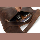 Leather Backpack Anti-theft with Phone Pocket for Men & Women - VacationGrabs
