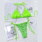 Leopard Halter Neck Bikini Set - VacationGrabs