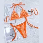 Leopard Halter Neck Bikini Set - VacationGrabs