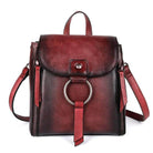 Retro Design Womens High Quality Leather Backpack Daypack - VacationGrabs