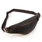 Leather Sling Bag for Outdoor Travel Men’s Chest Pack - VacationGrabs