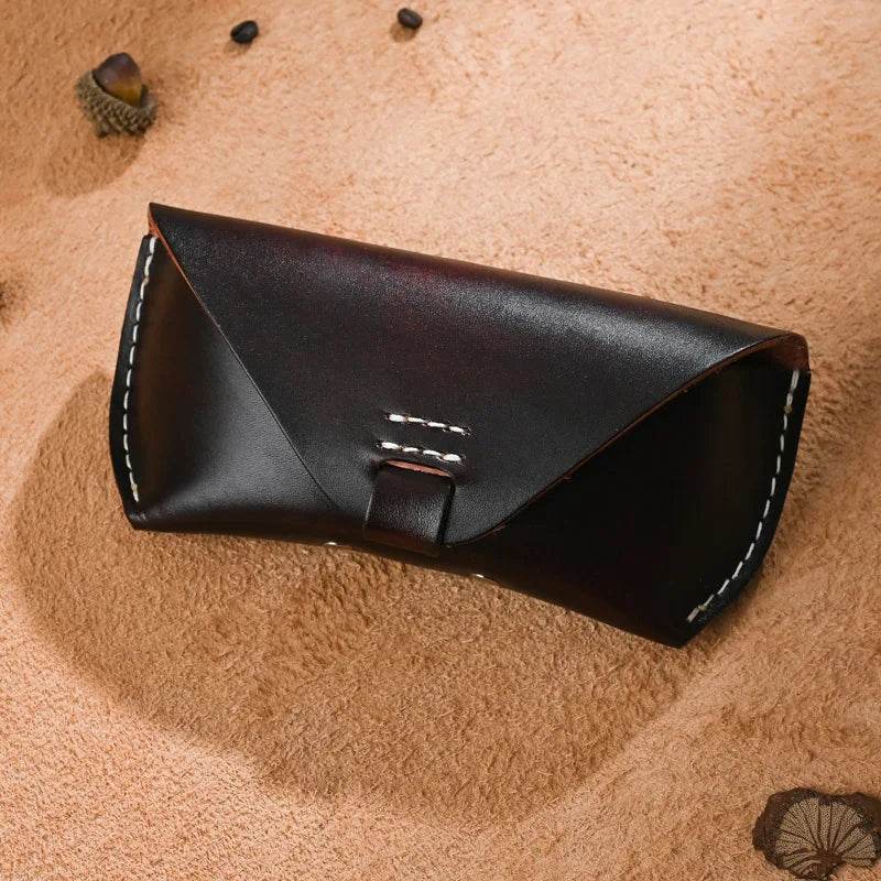 Leather Sunglass Case Wallet Vintage Fashion Cover for Glasses - VacationGrabs