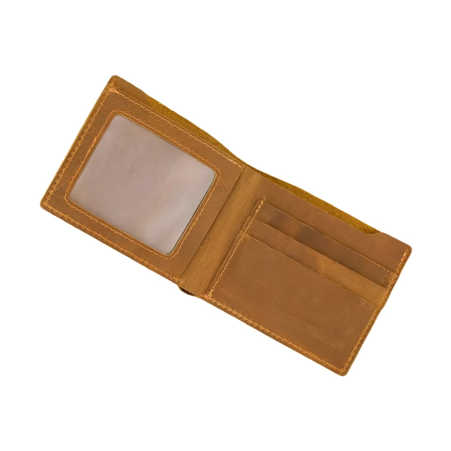 Vintage Leather Driver License Slim Wallet Men & Women Card Holder - VacationGrabs