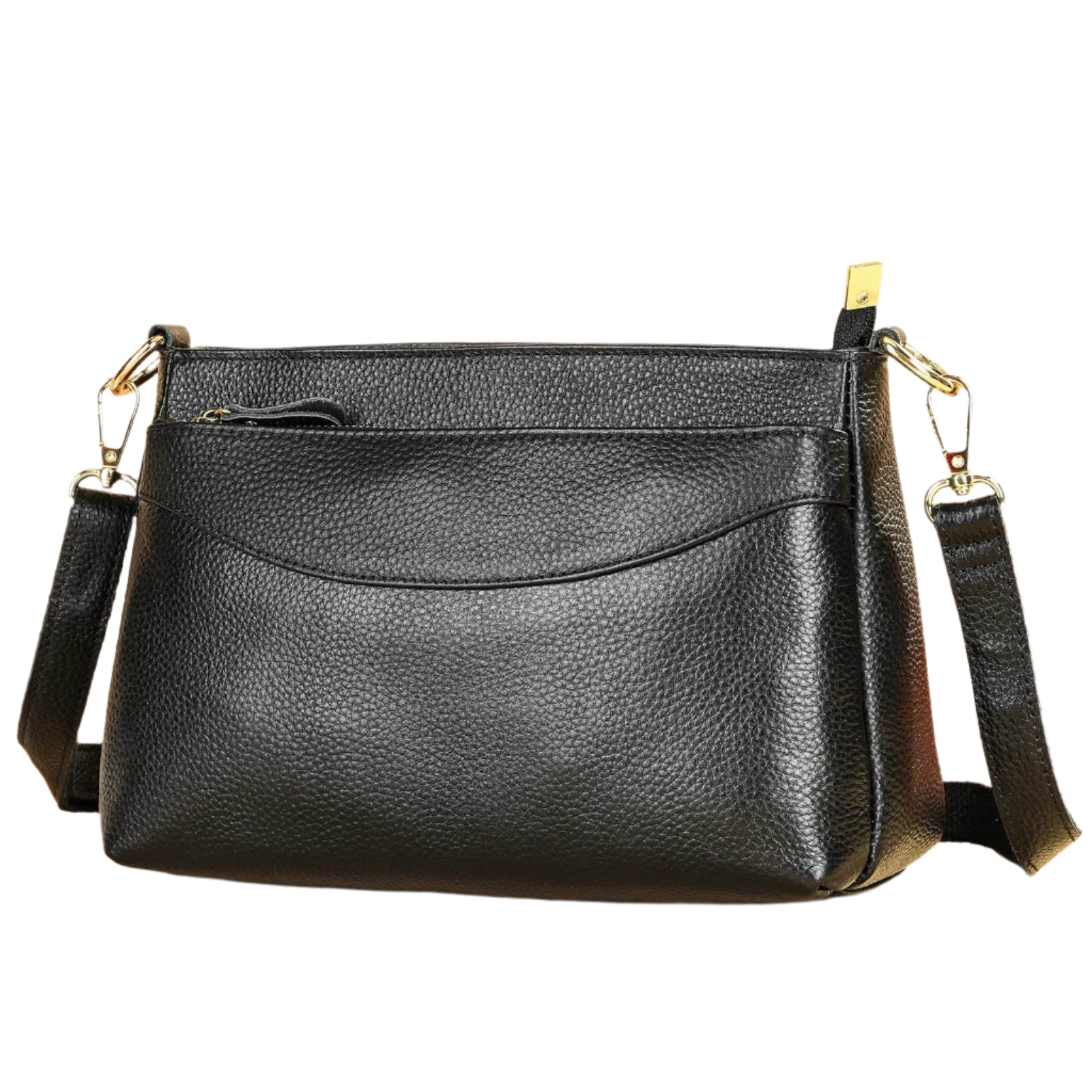 Brown Leather Women’s Shoulder Sling Bag Soft Cowskin Crossbody - VacationGrabs