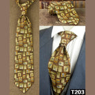 Classic Multicolor Silk Ties: Geometric & Floral Designs - VacationGrabs